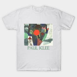 With the Setting Sun by Paul Klee T-Shirt